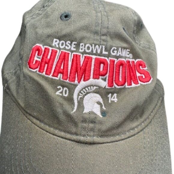 Legacy Hats 2014 Rosebowl Champions Michigan State Adjustable Ball Cap‎ - Picture 5 of 5